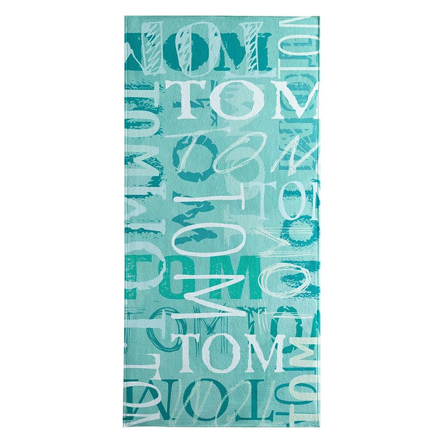 Let's Make Memories Personalized Beach Towel - Custom Cotton/Poly Blend Pool Towel - Personalize with Your Name - Standard Size - Teal