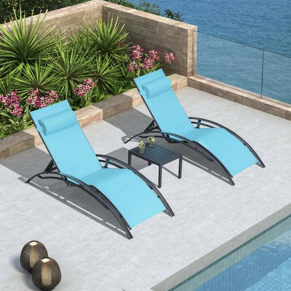 Truro Sun Lounger Set with Table