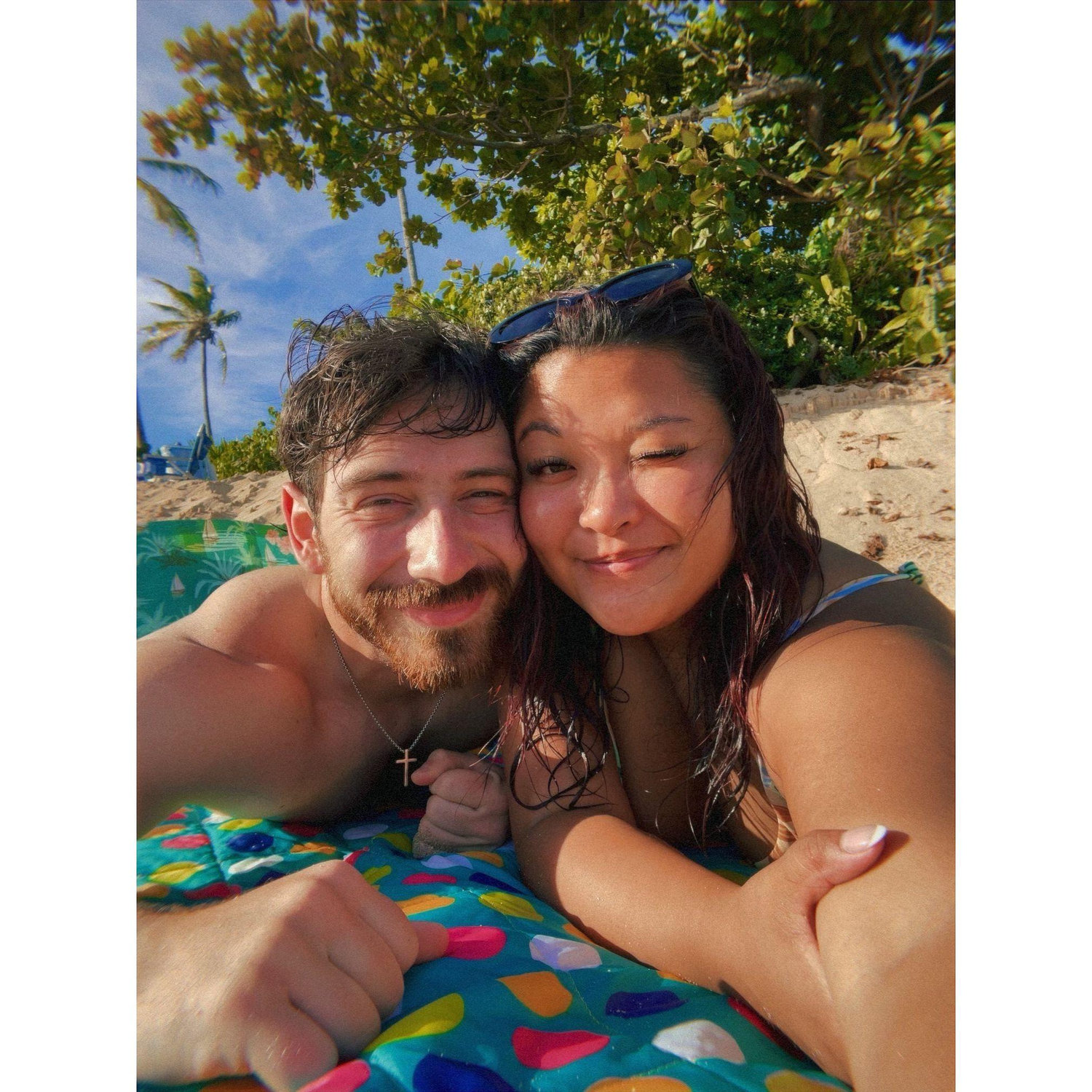 Laniakea Beach where Eli saw turtles for the first time!