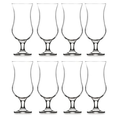 Epure Collection 8 Piece Glass Drinkware Set (Pina Colada (15.5 oz))