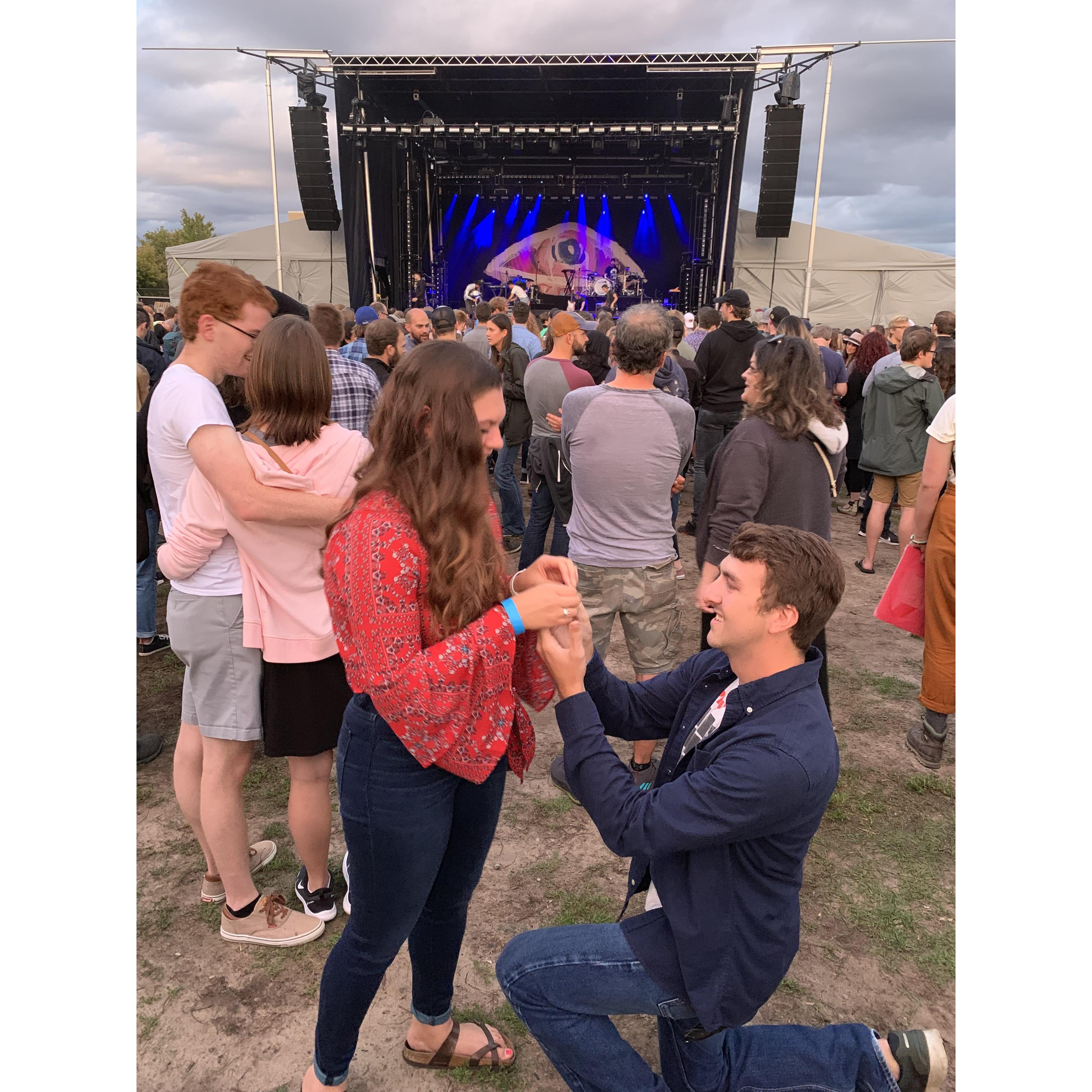 The engagement!