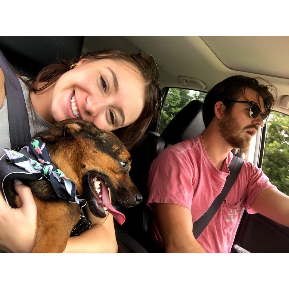 First pic with Darcy!