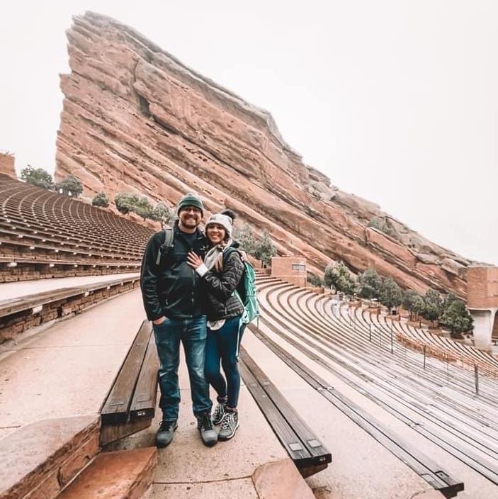 Red Rocks in Denver Colorado, Oct 2020.