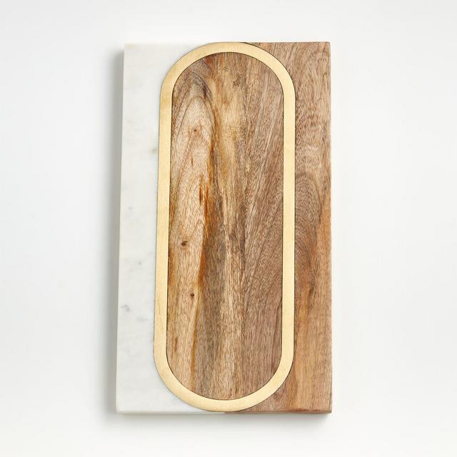 "O" Monogrammed Serving Board