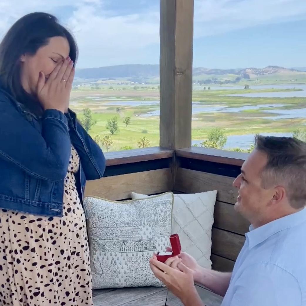 Engagement at Viansa Winery, Sonoma