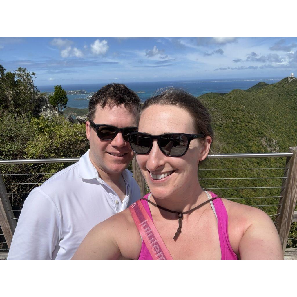 The highest peak in St. Maarten.