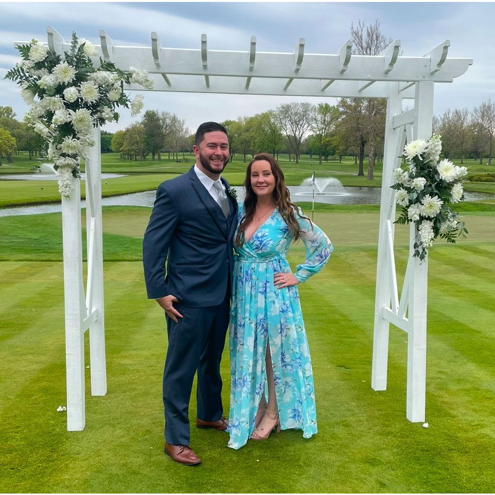 May 15, 2021- We attended William's sisters wedding in Chicago (it was also our 3rd anniversary)