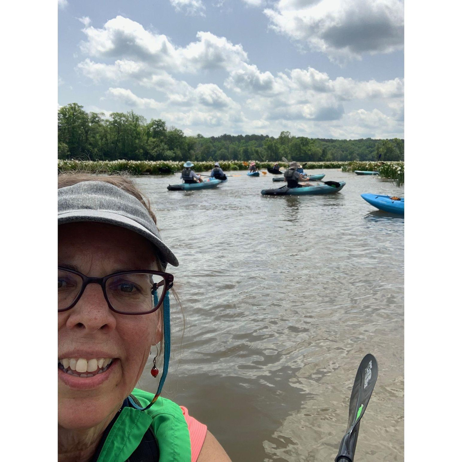 Amy's hobby has taken a back seat to focus on the relationship, but she got out this Spring: Kayaking the Catawba