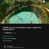 Punta Cana Zipline, Blue Lagoon Waterfall Excursion