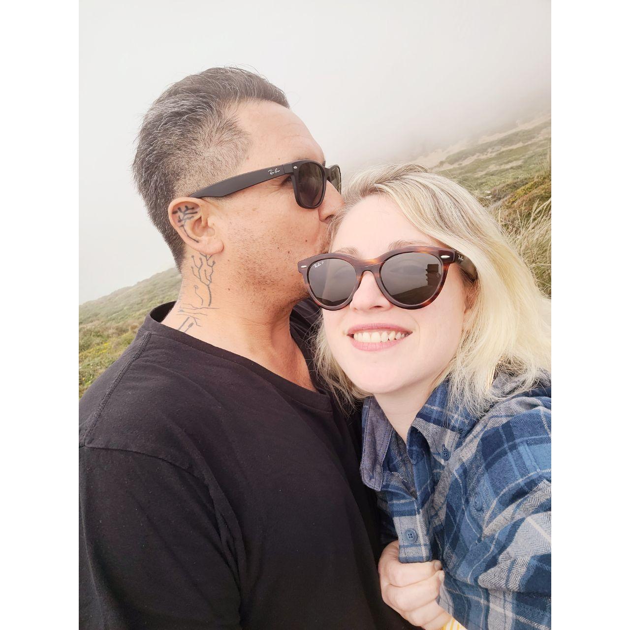 We stopped at one of the beaches in Point Reyes, Ca