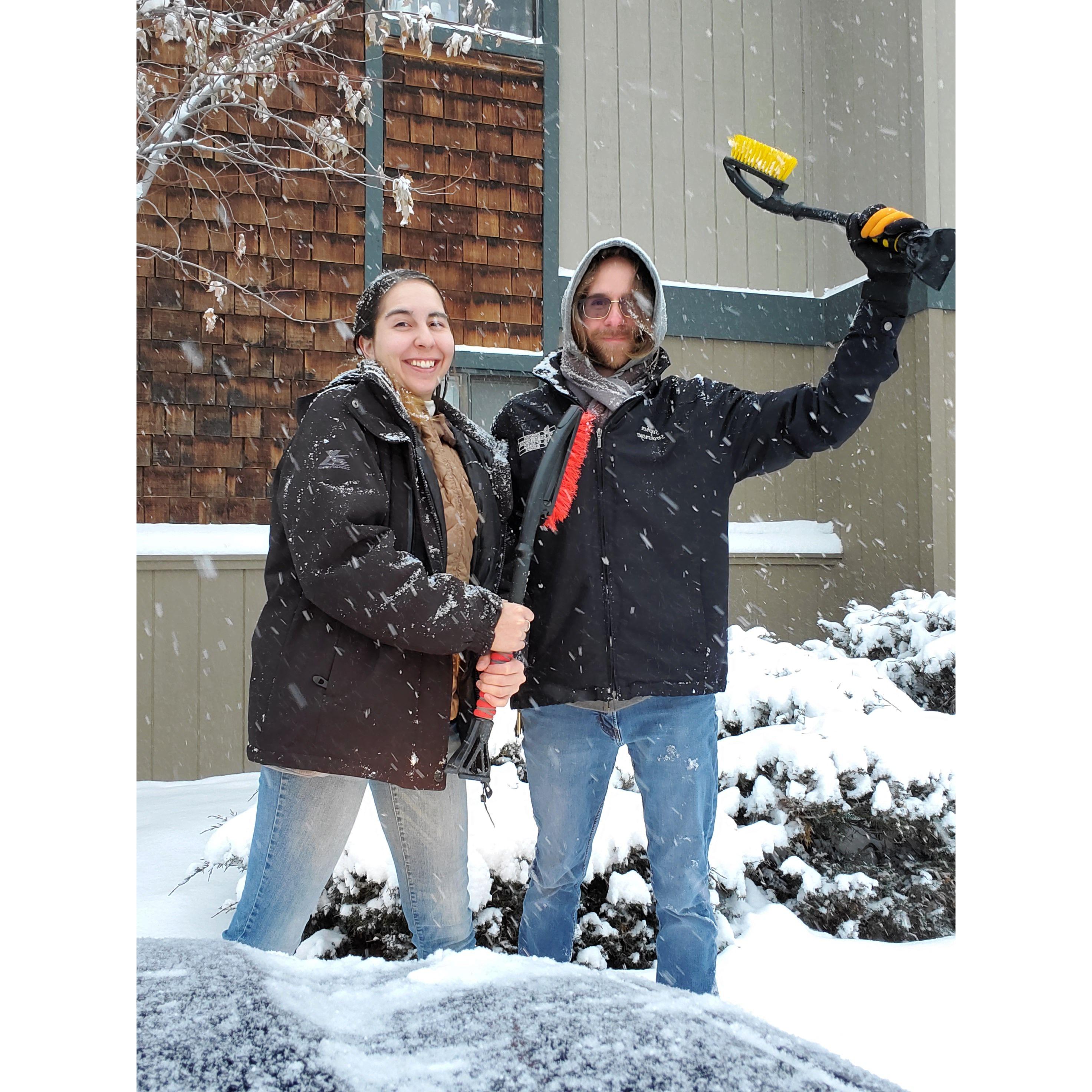 First big snow together!