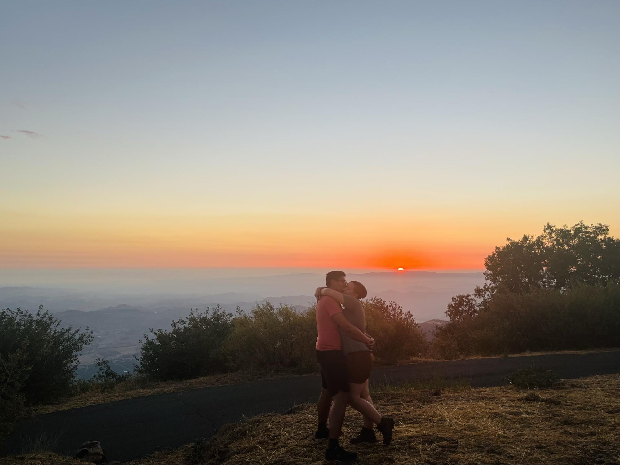 Our engagement on the top of Palomar Mountain!!
