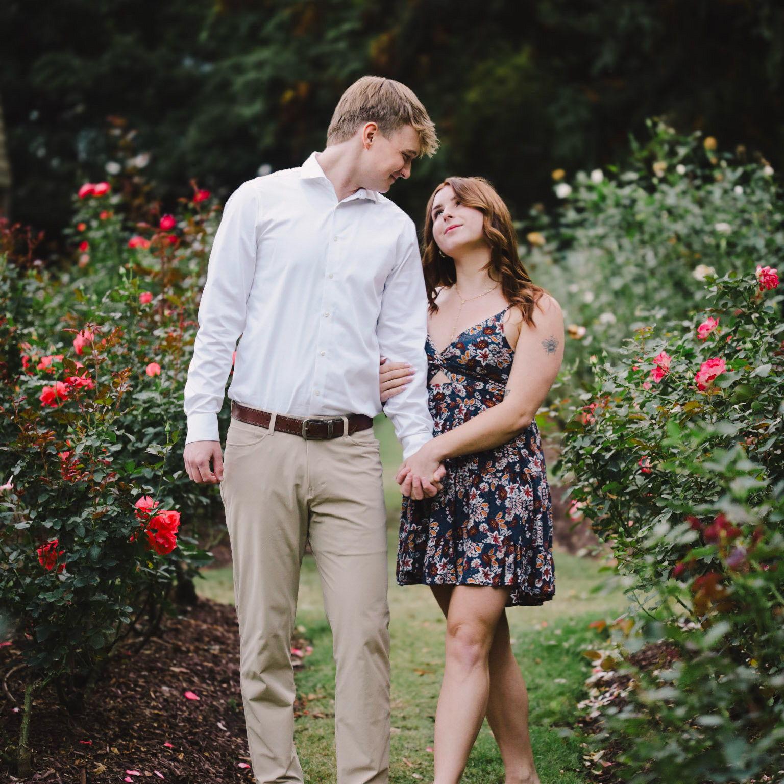 Another sweet moment from our engagement photo session in Raleigh, NC. (Oct. 2025)