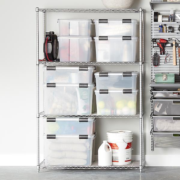 InterMetro Silver 4-Shelf Starter Unit