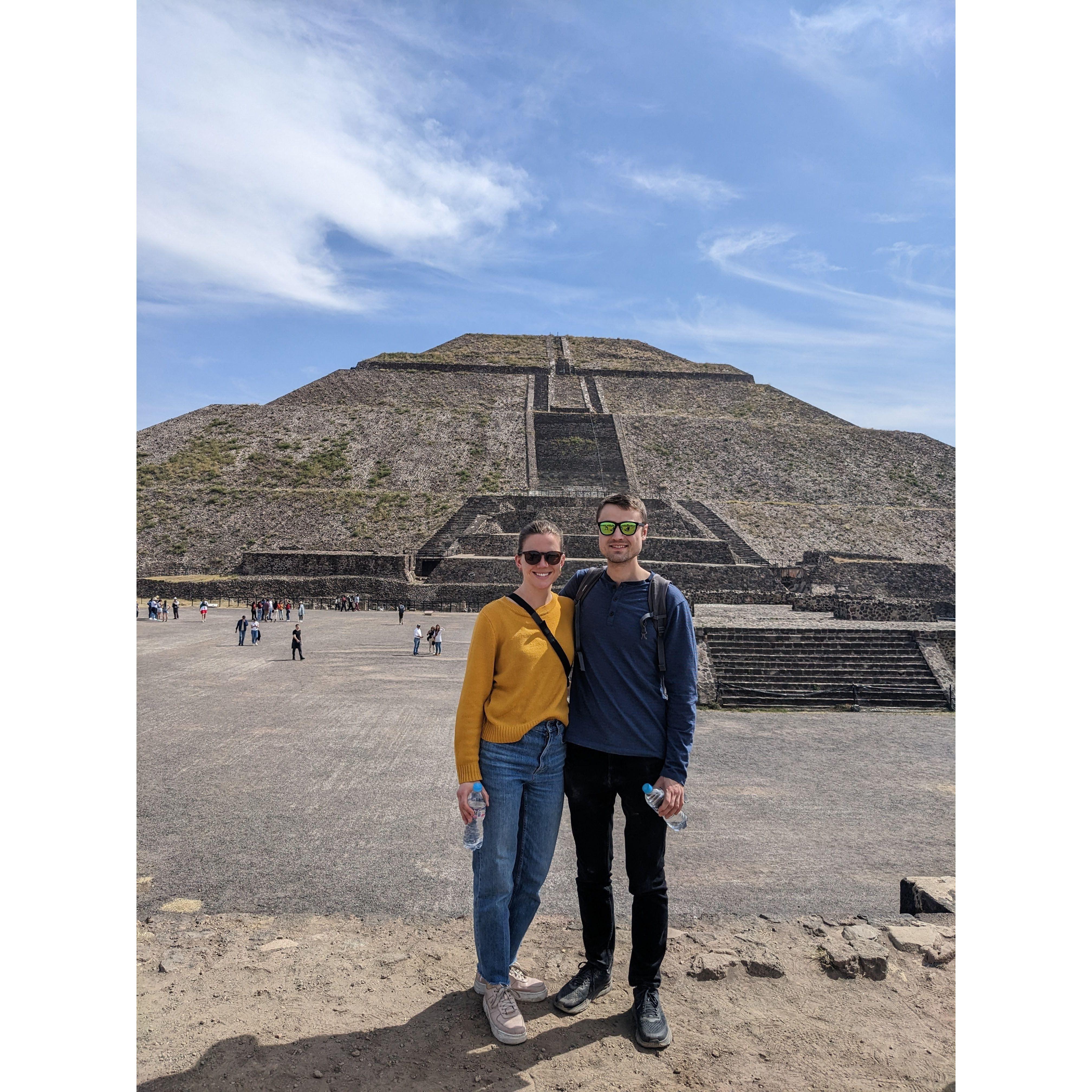 On a recent vacation in Mexico we visited Teotihuacán