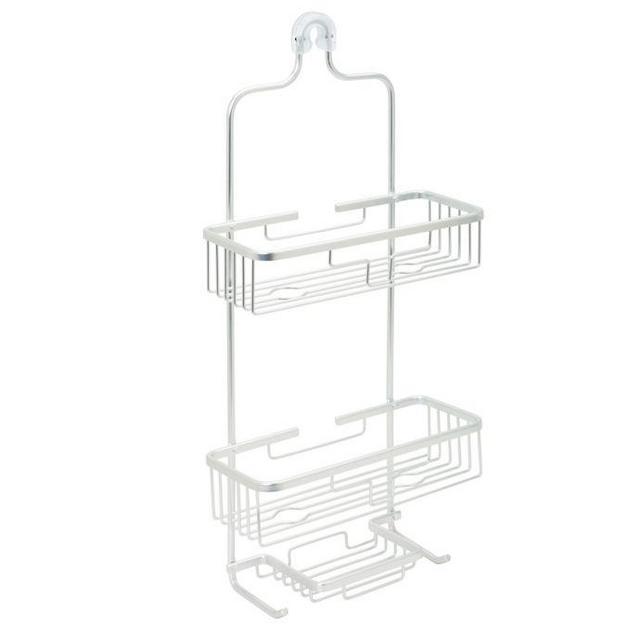 .ORG NeverRust Premium Aluminum Shower Caddy in Satin Chrome