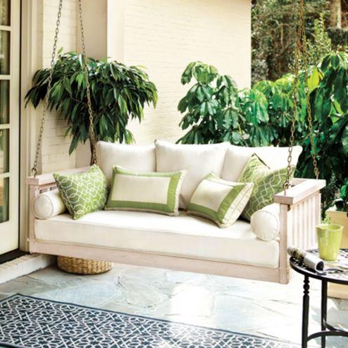 Porch Swing with Cushions