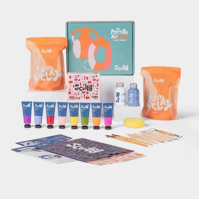 Sculpd Pottery Kit - Floral Tones