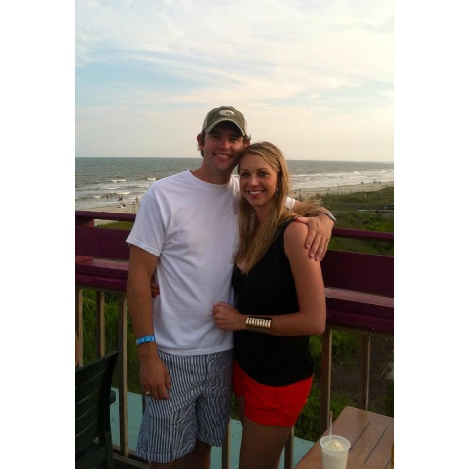 Our first beach trip to celebrate 1 year together. Isle of Palms 2013.