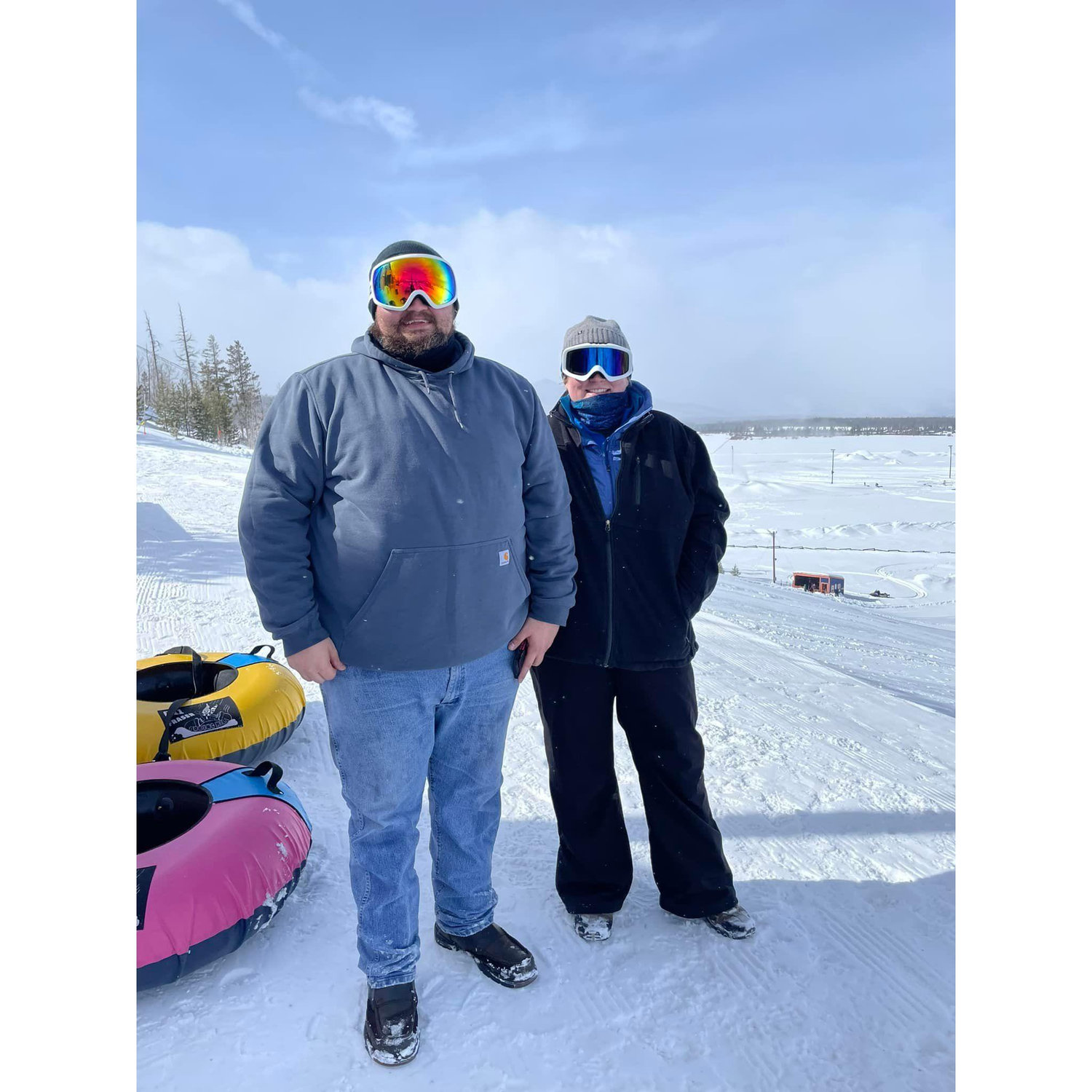 First time Snow tubing in Fraiser, CO Feb 9th, 2024