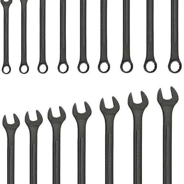 Neiko 03575A Jumbo Combination Wrench Set | 16 Piece | MM | 6 mm to 32 mm | Raised Panel Construction