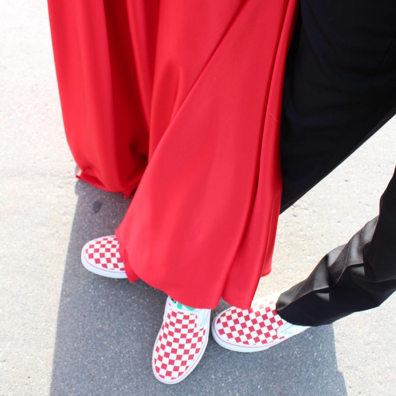Matching Vans at Prom!