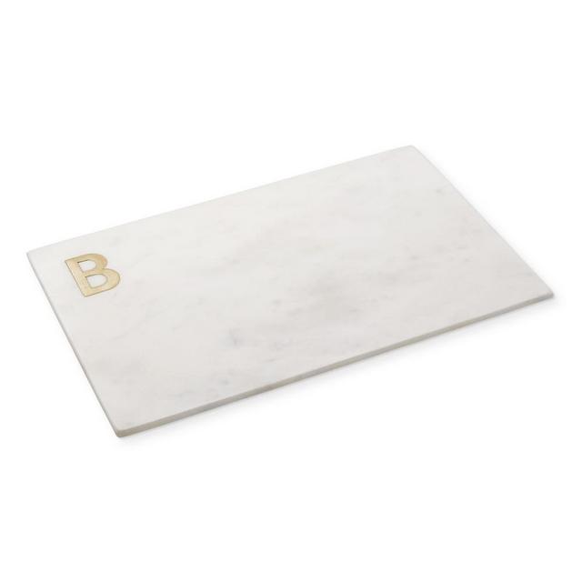 Marble & Brass Monogram Board, B