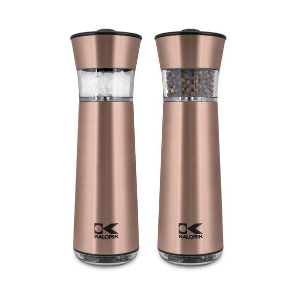 Easygrind Electric Gravity Salt and Pepper Grinder Set