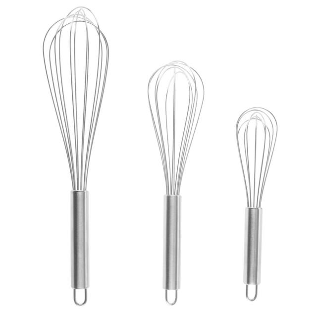 Classic Cuisine 3 Piece Wire Whisk Set
