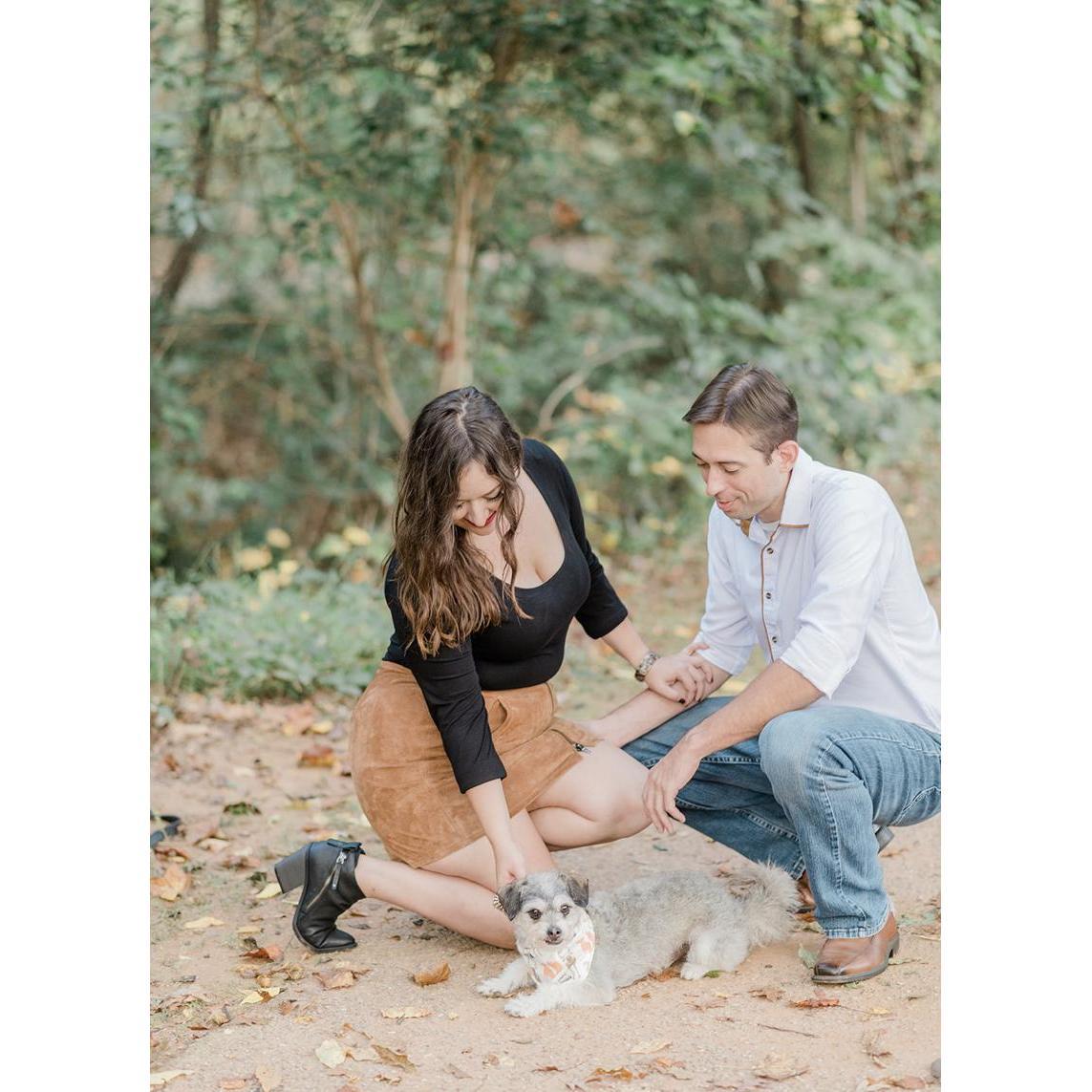 Meet Smokey, the ring bearer and resident good boy.