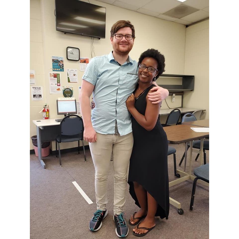 This was Jimmy's first time in California! We were visiting the community college I went to and introducing him to some old friends of mine.
