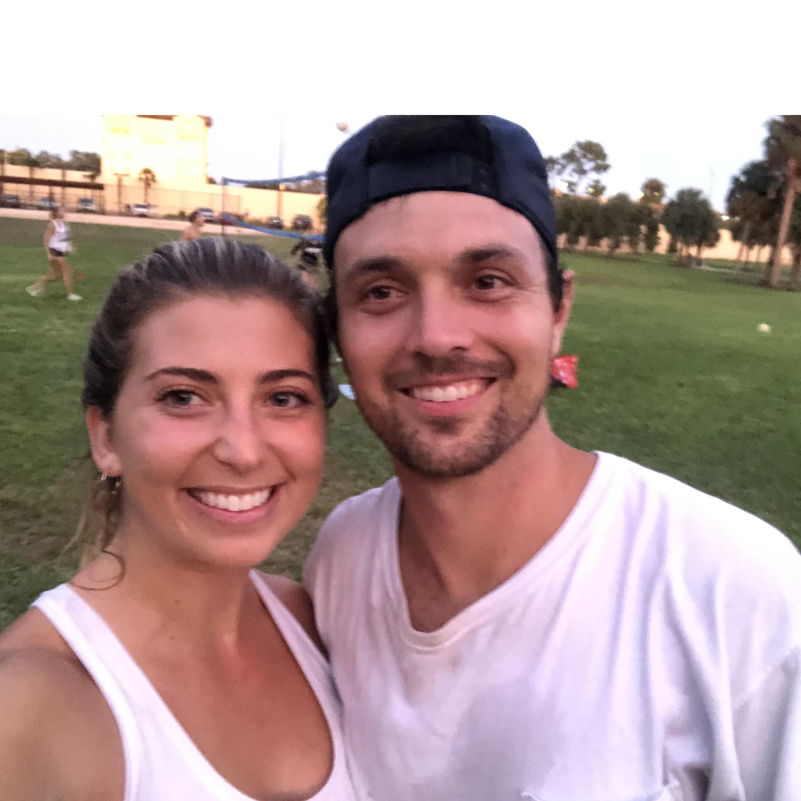 Post-volleyball selfie. All we did was play volleyball in summer 2020.