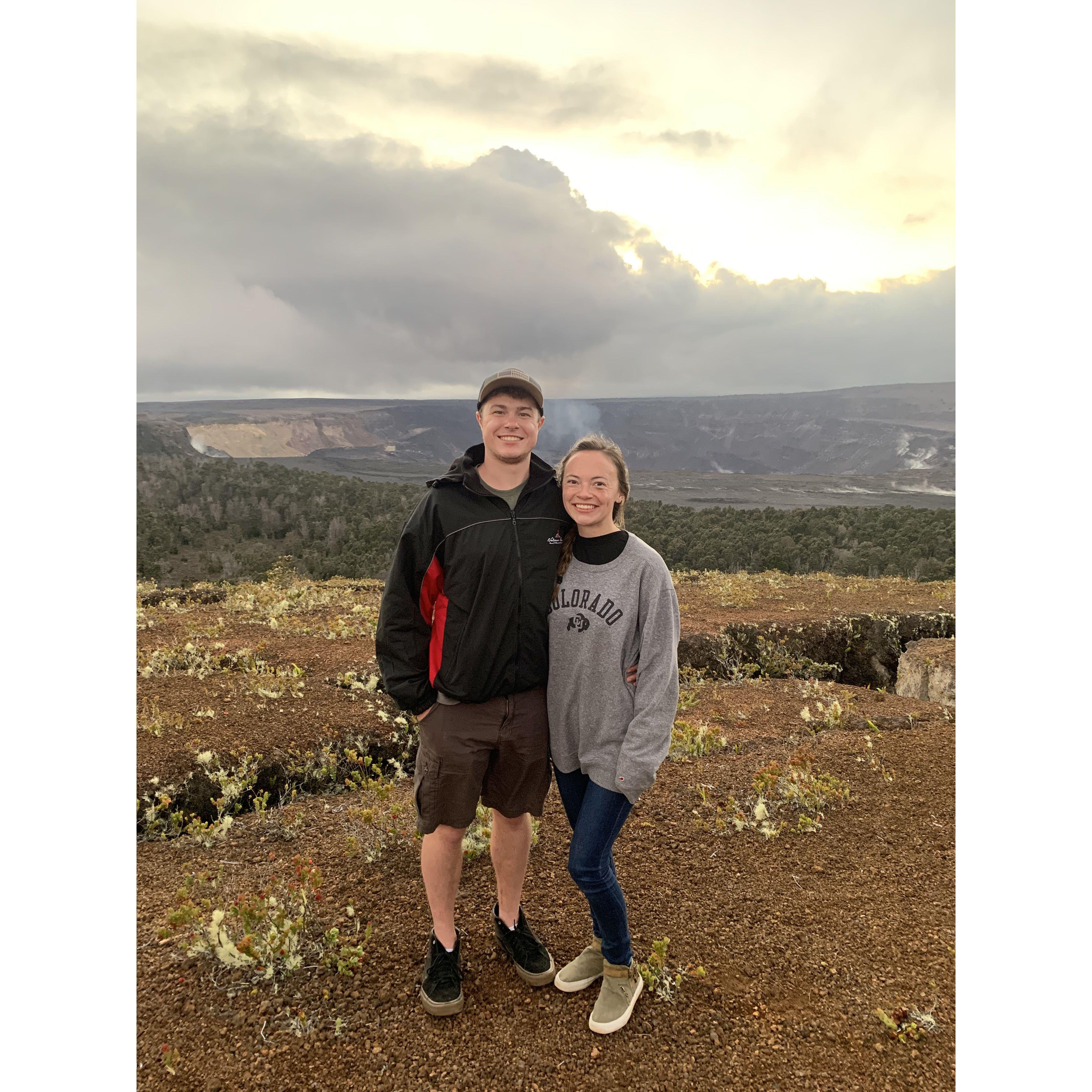 Family trip to Hawaii! Someone once told Michael to propose to Alyvia on top of a volcano, that didn't happen here...