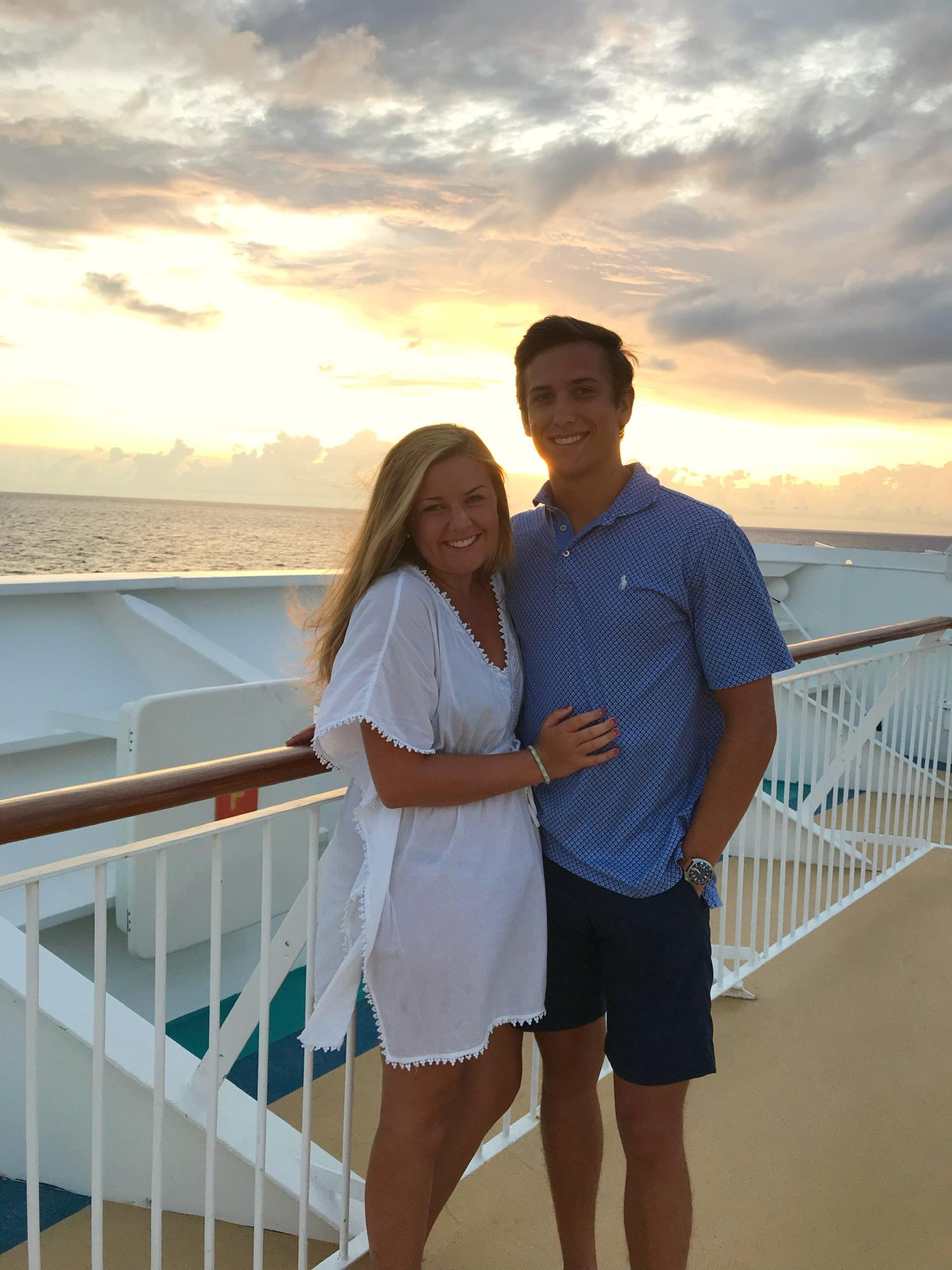 Ally and Evan celebrated 21st birthdays and graduation by going on a cruise in the Caribbean. It is their favorite trip together to date!
