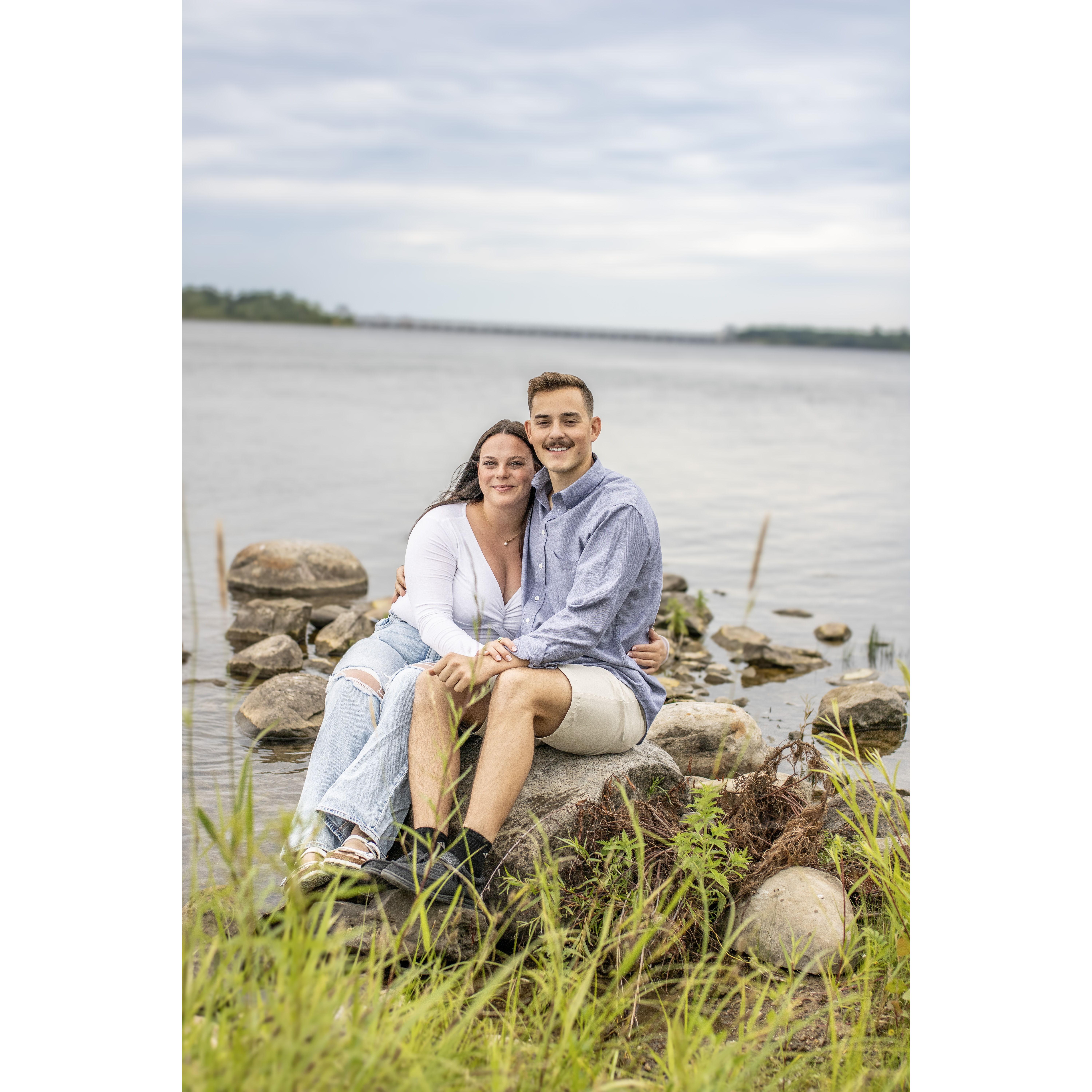 On the water, one of our favorite places. It houses a lot of our memories together.