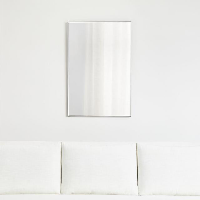 Edge Silver Rectangle Mirror