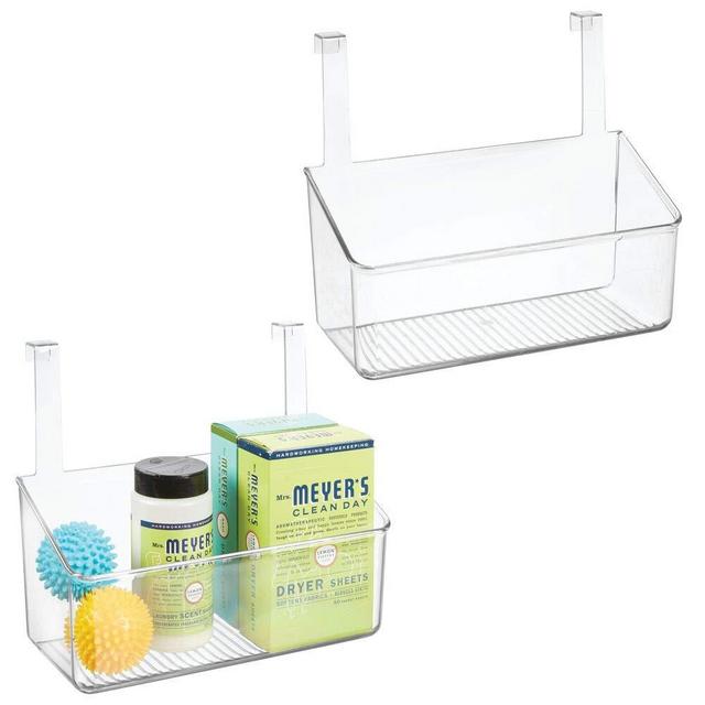 SWOMMOLY Expandable Food Storage Container Lid Organizer, Includes 6  Adjustable Dividers, 30 Preprinted and Blank Writable Labels, White