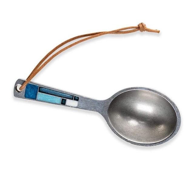 DANFORTH - Riversong/Cascade Coffee Scoop - 5 1/2 Inches - Gift Boxed - Handcrafted - Made in USA