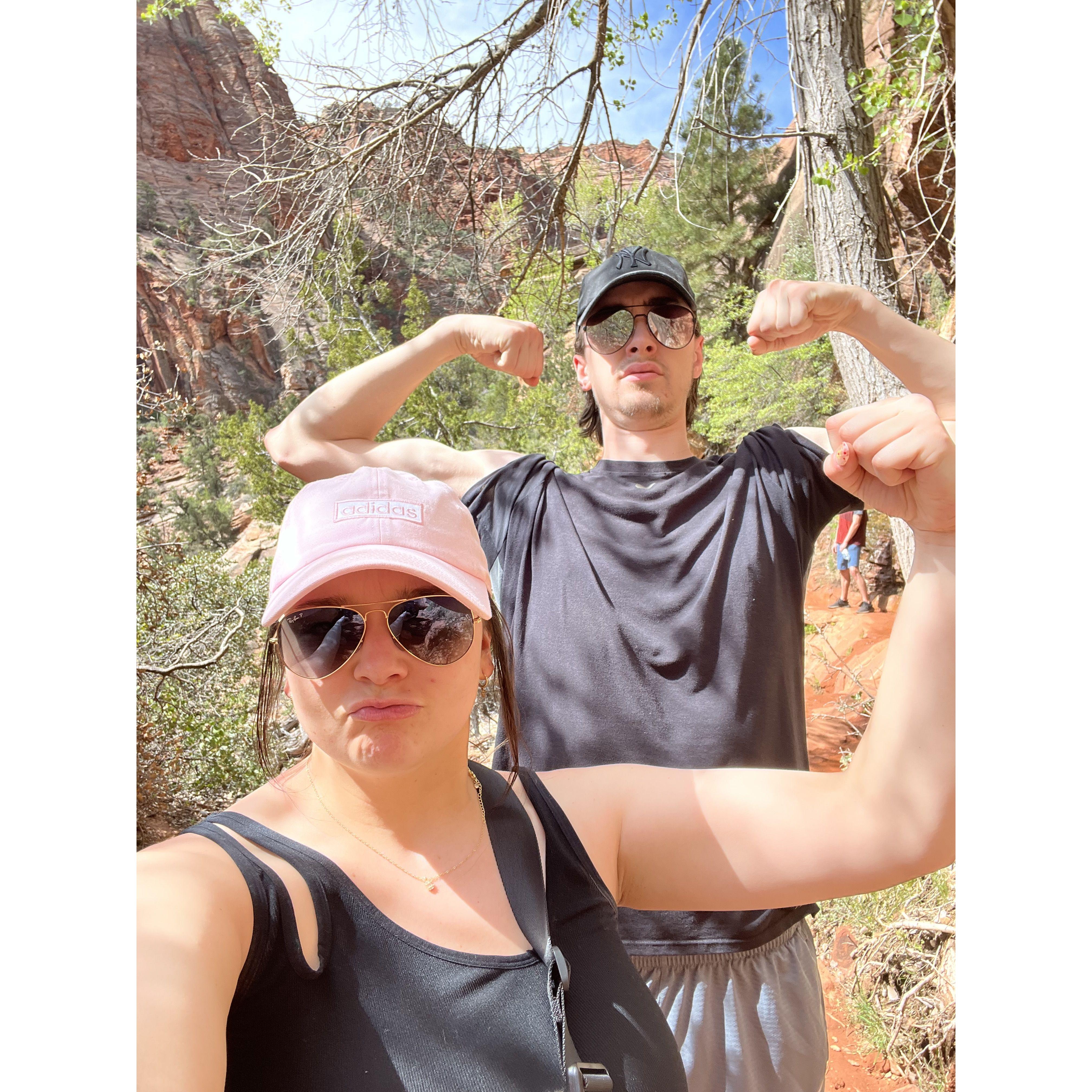 Hiking at Zion National Park - 2023
