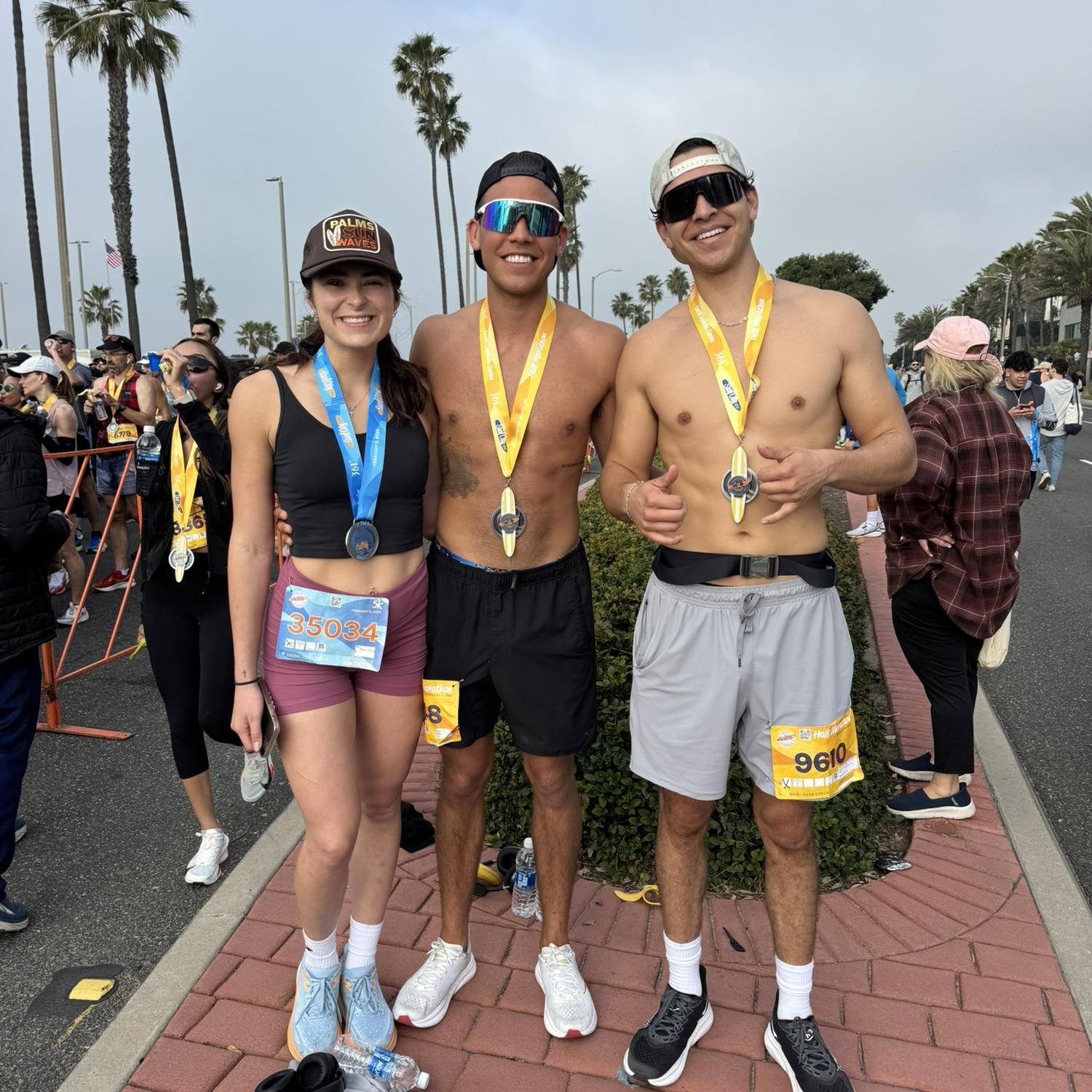 february 2025, Jamie and Nathan signed up for the SAME RACE without even knowing! one of the first times they rekindled