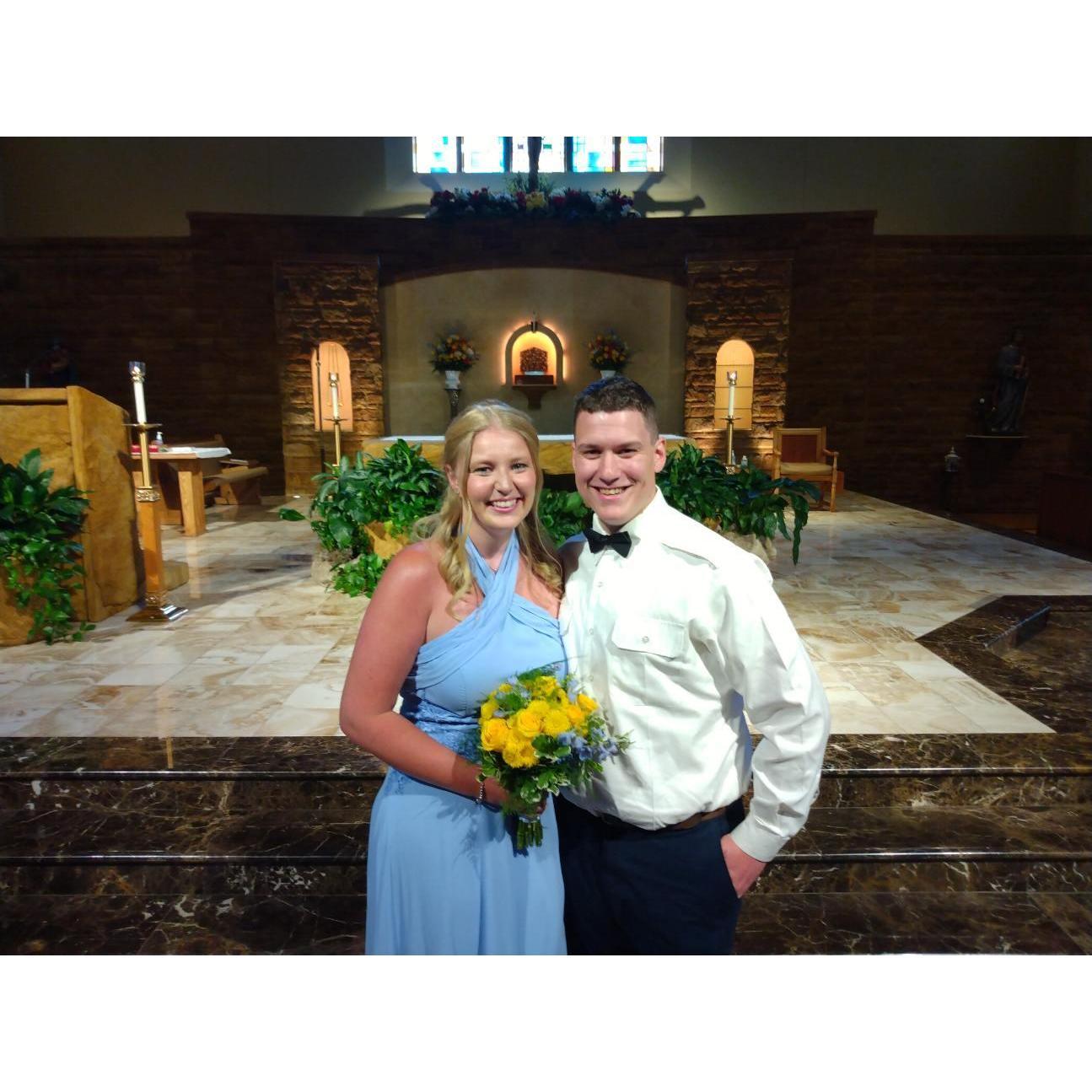 The Last wedding we were in before we got engaged