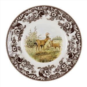 Woodland Dinner Plate 10.5 Inch, Mule Deer