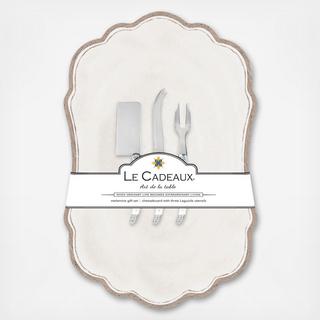 Rustica Melamine 2-Piece Cheese Board Set