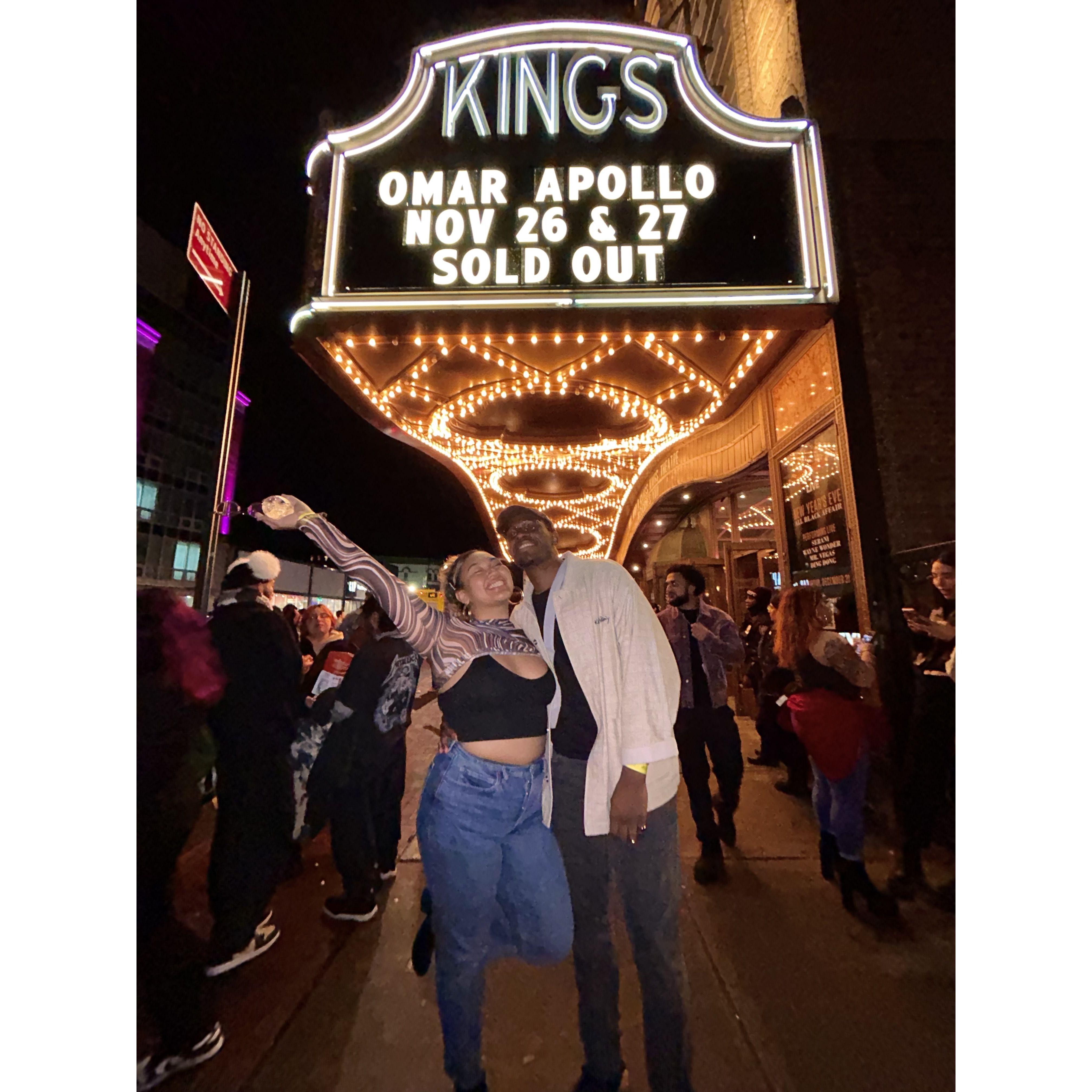 Omar Apollo Concert 11/2022