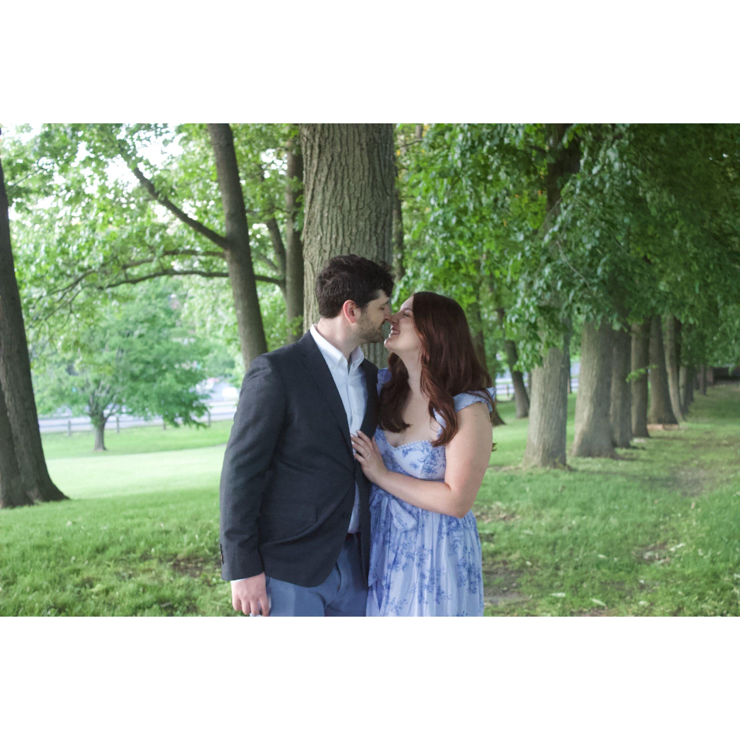 Engagement photos taken by Merry