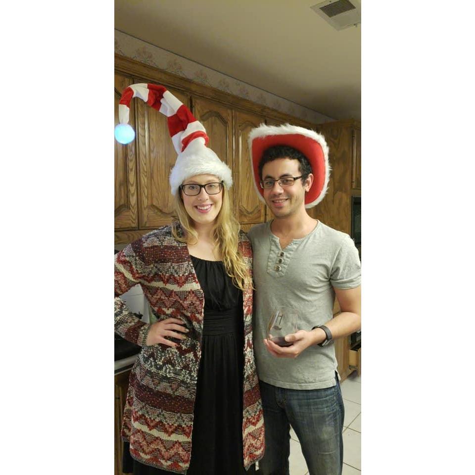 Dan's first Christmas in Texas