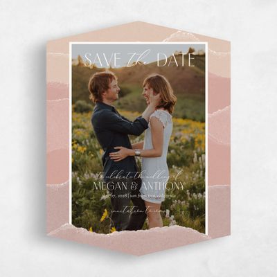 Pink Diamond Wedding Save the Date - Lysander Photo