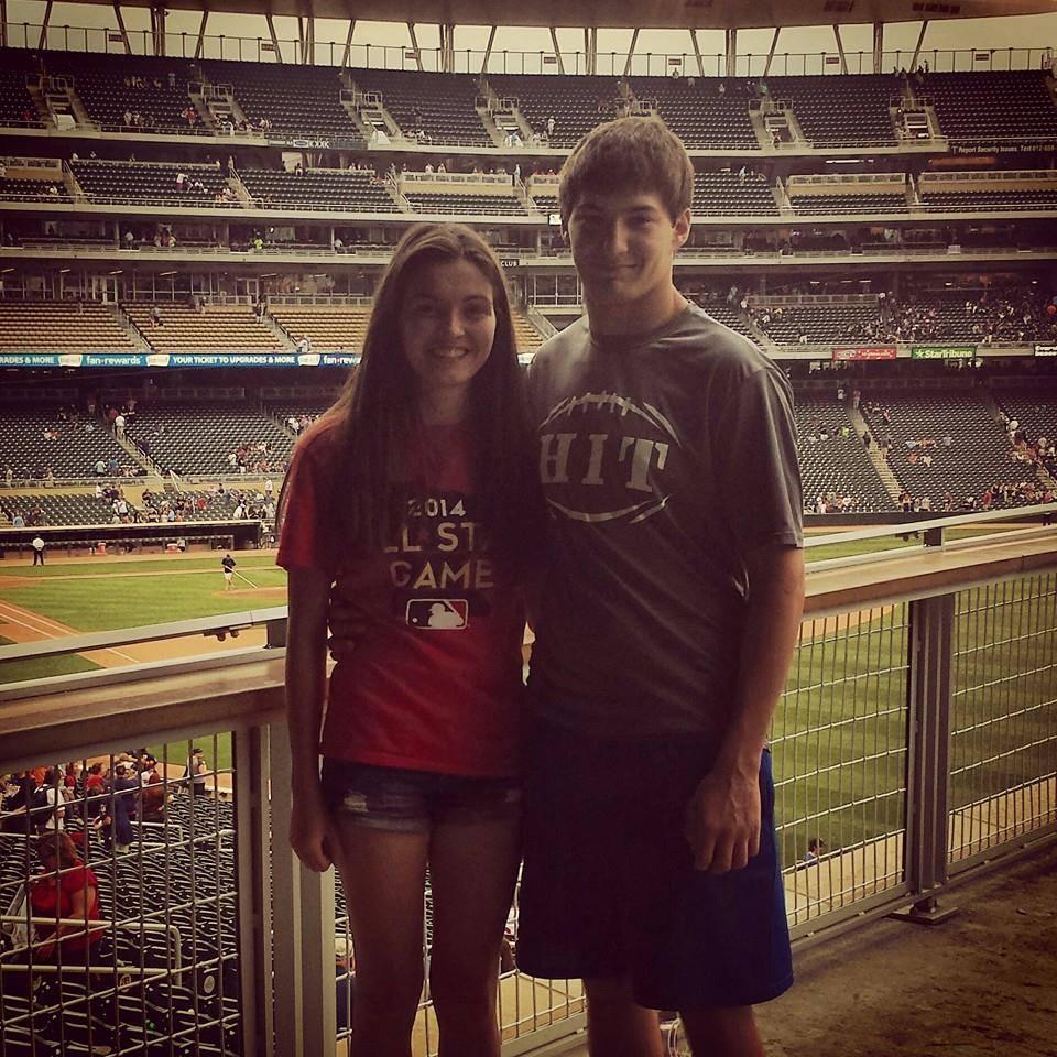 Turning him into a Twins fan! 2015
