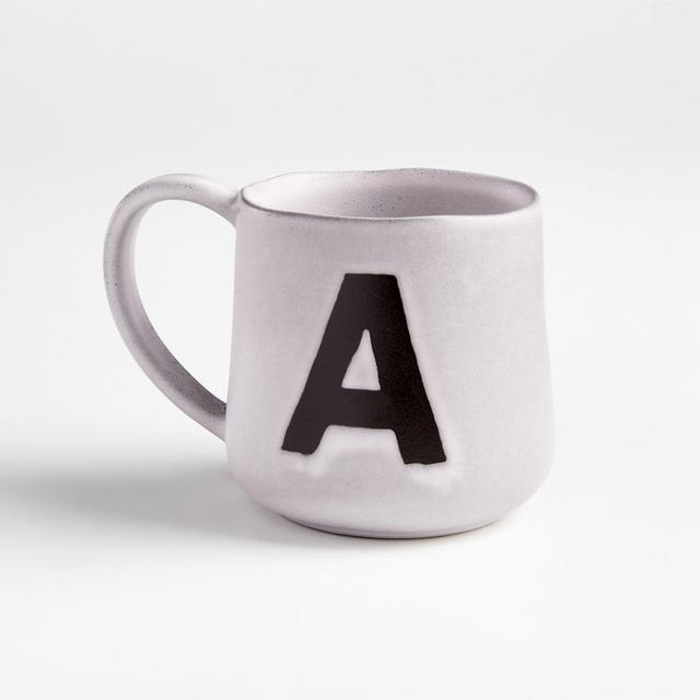 "A" Monogrammed Mug