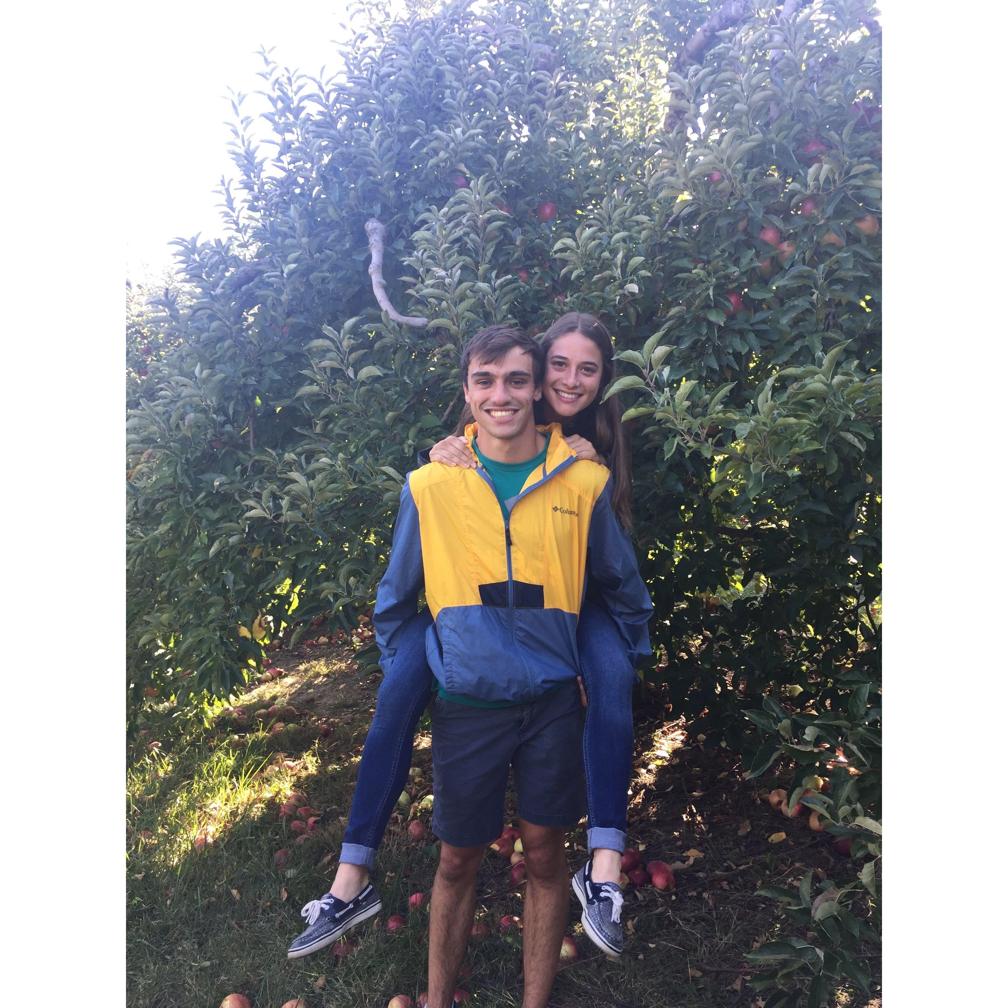 Our first picture together as a couple on September 30th 2017